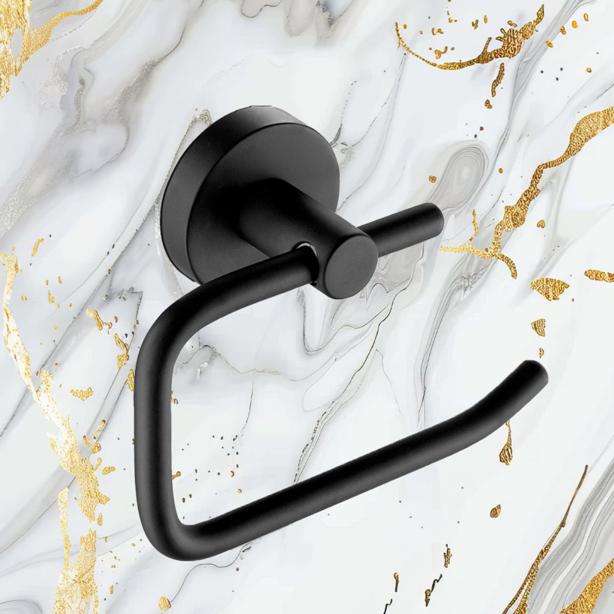 Black Toilet Roll Holder  Main image