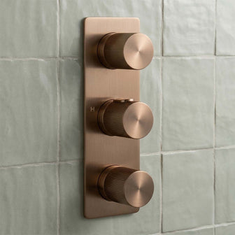 Bronze 2 outlet concealed shower valve  Main image
