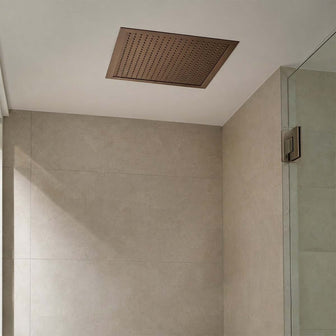 Bronze Square Ceiling Shower Head - 400mm Main image