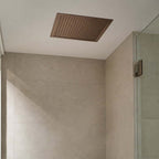 Bronze Square Ceiling Shower Head - 400mm