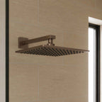 Bronze Square Rainfall Shower Head