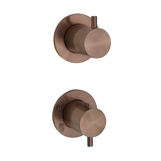 bronze thermostatic shower valve 1000