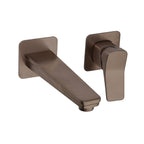 Bronze wall mounted basin tap