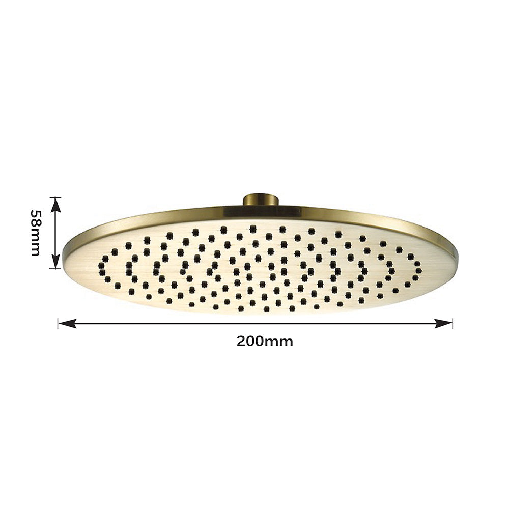 gold Shower Head round