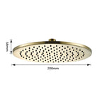 gold Shower Head round