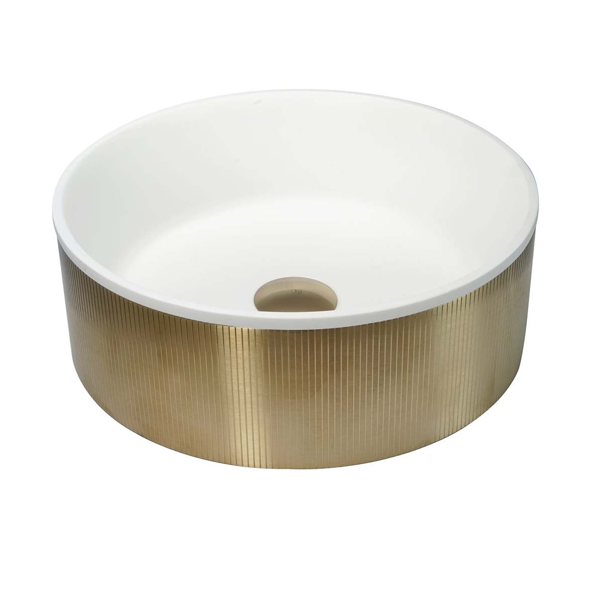 Brushed Brass Bathroom Countertop Basin