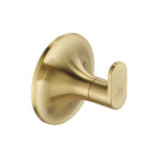 Brushed Brass Single Robe Hook