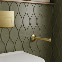 Brushed Brass Spare Toilet Roll Holder
