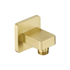 Brushed Brass Square Shower Water Outlet