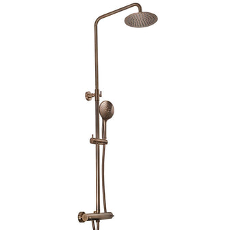 Brushed Bronze 2 Outlet Cool Touch Exposed Bar Shower System Main image