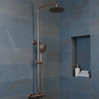 Brushed Bronze 2 Outlet Cool Touch Exposed Shower Set