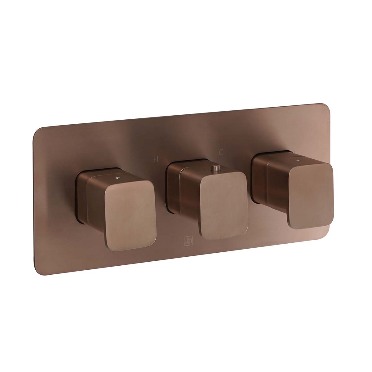 Brushed Bronze 3 Way Concealed Thermostatic Shower Valve