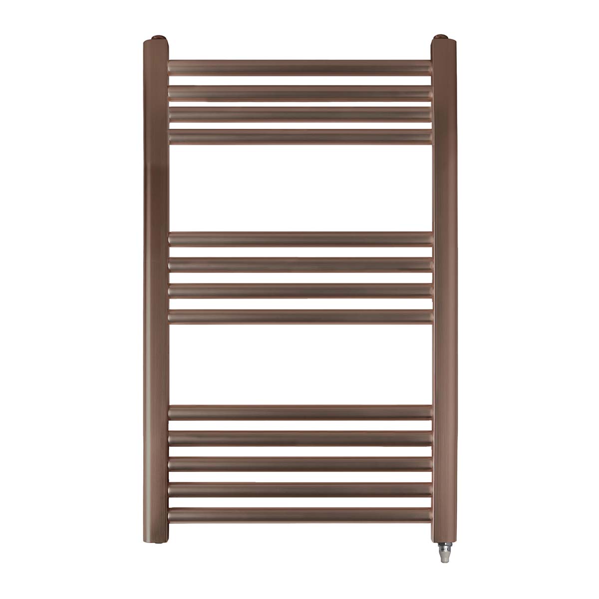 Brushed Bronze Electric Towel Rail 