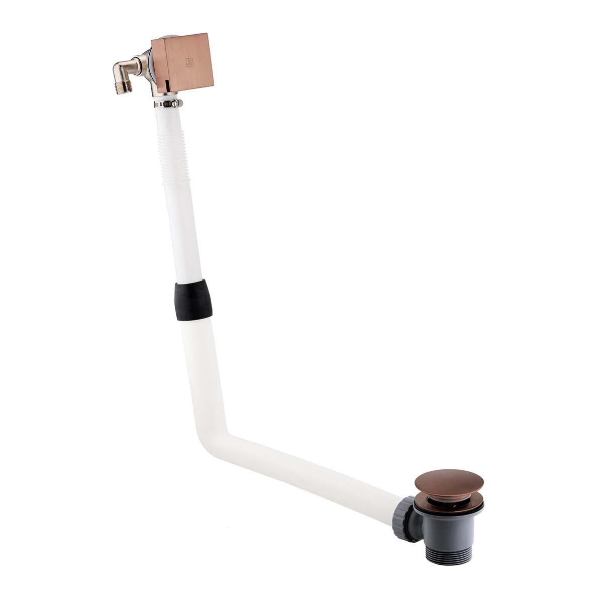 Brushed Bronze Exofil with Click Clack Bath Waste