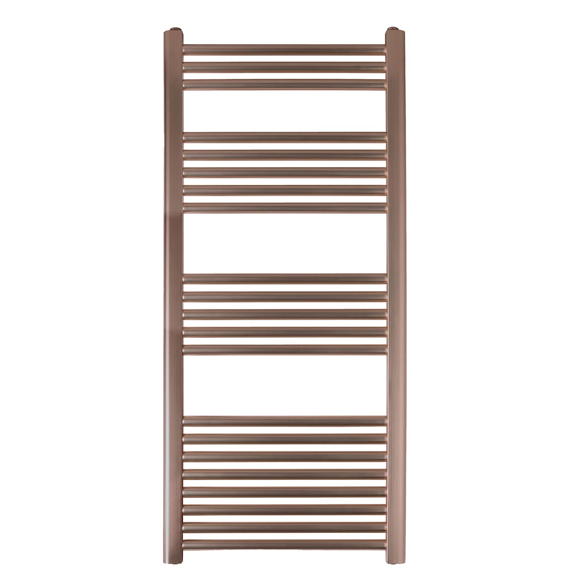 Brushed Bronze Heated Towel Rail 1200mm x 600mm - Dual Fuel