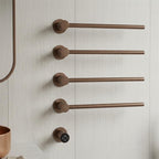 Brushed Bronze Open Ended Heated Towel Bars