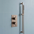 Brushed Bronze Single Outlet Concealed Shower Mixer Valve