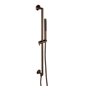 Brushed Bronze Slide Rail Shower Kit with Slim Shower Handset and Adjustable Rail Secondary image