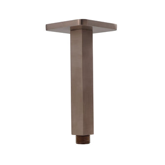 Brushed Bronze Square Ceiling Shower Arm 150mm Secondary image