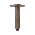 Brushed Bronze Square Ceiling Shower Arm 150mm