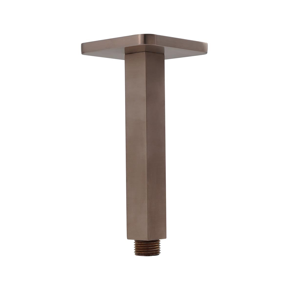 Brushed Bronze Square Ceiling Shower Arm 150mm