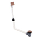 Brushed Bronze Square Click Clack Bath Waste