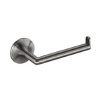 Brushed black square toilet roll holder