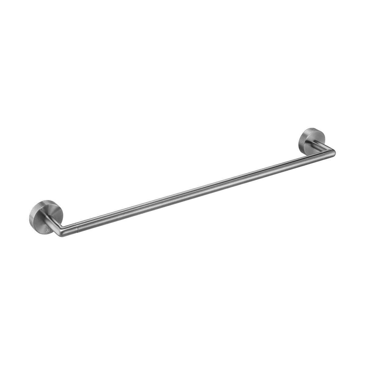 Brushed black towel bar