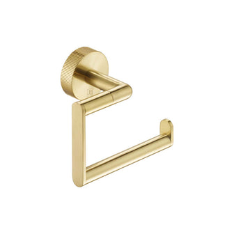 EVVO Square Toilet Roll Holder - Brushed Brass Secondary image