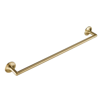 Single Towel Holder Bar 600mm - Bushed Brass Secondary image