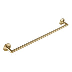 Brushed brass towel bar 600mm 