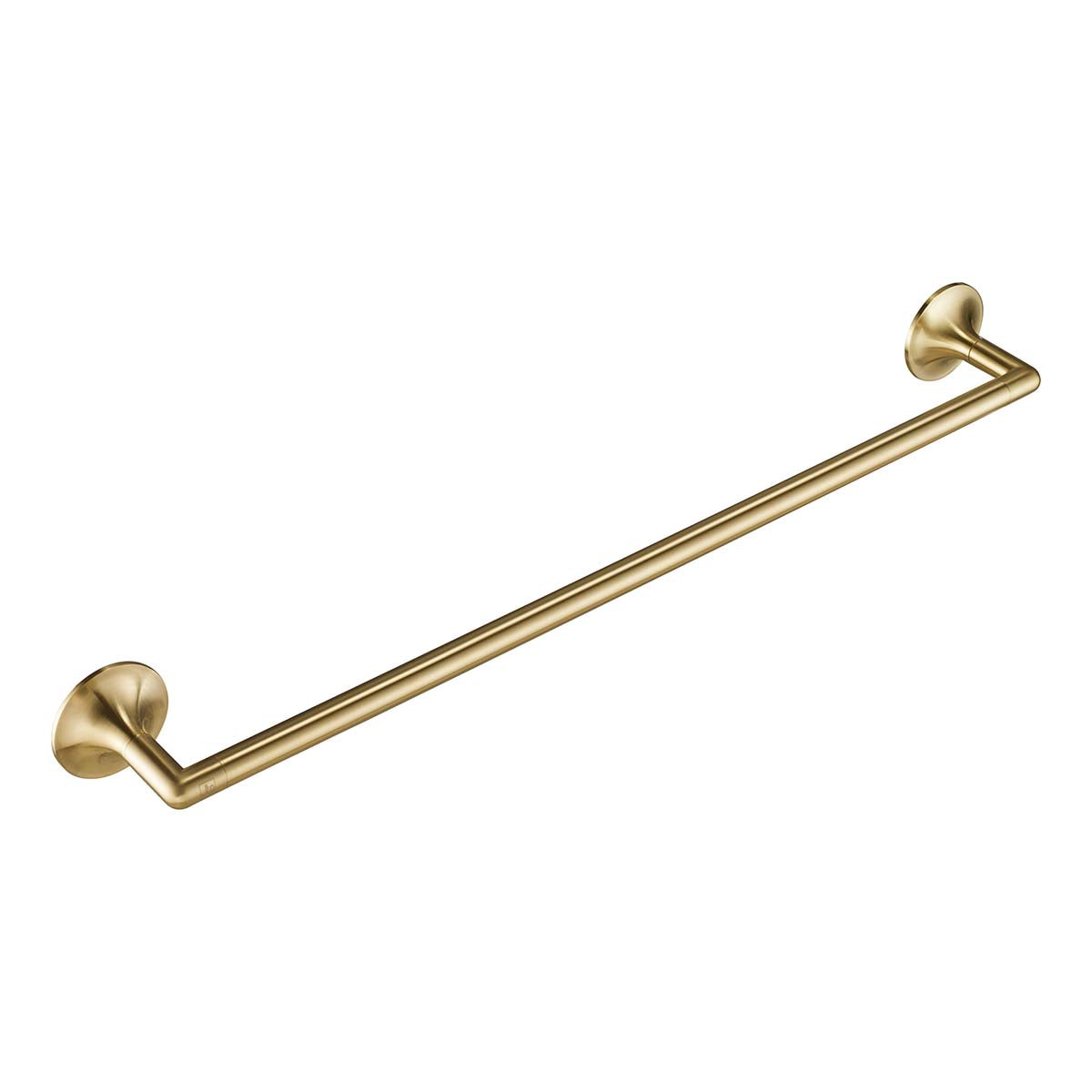 Brushed brass towel bar 600mm 