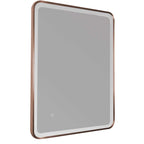 brushed bronze bathroom mirror