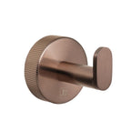 Brushed bronze robe hook