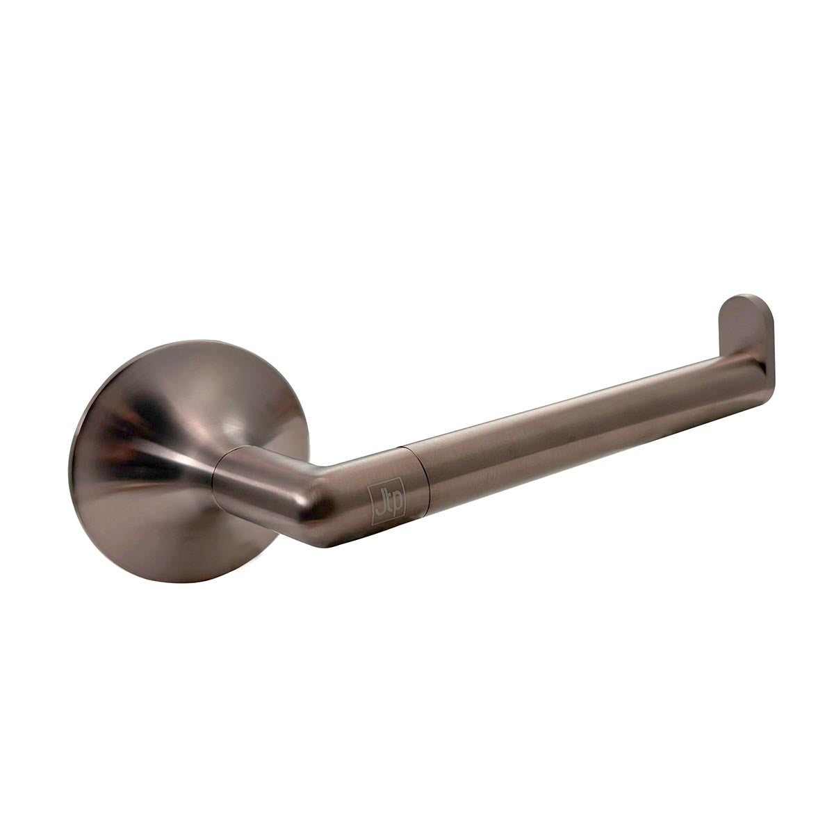 Brushed bronze toilet paper holder