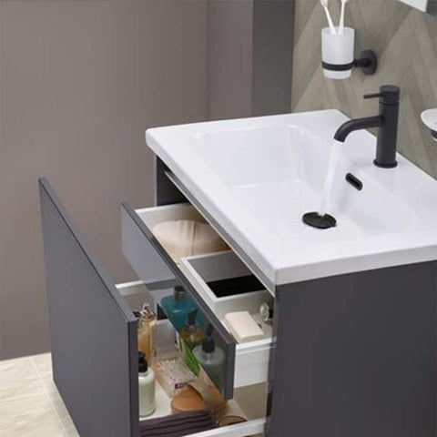 wall mounted bathroom cabinet grey