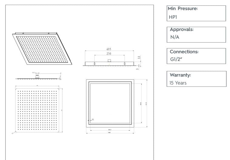 Ceiling_shower_head_specifications