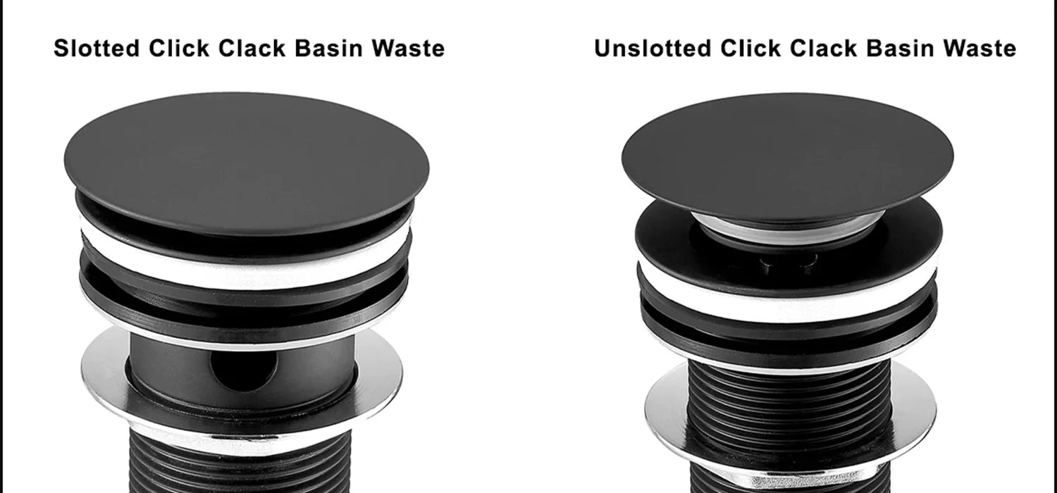 Choosing the Right Basin Waste: Slotted vs. Unslotted