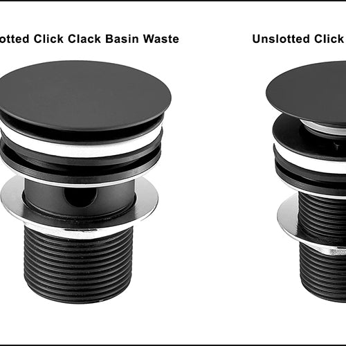 Choosing the Right Basin Waste: Slotted vs. Unslotted