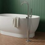 Chrome Freestanding Single Lever Bath with Shower Kit