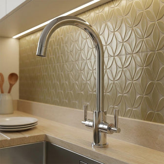 Monobloc Kitchen Mixer Tap with Swan Neck Spout Secondary image