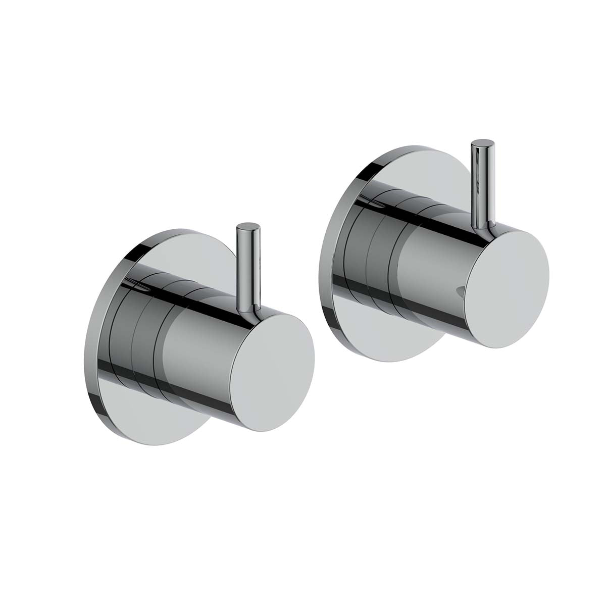 Chrome On/Off Valved Wall Mounted