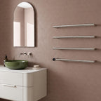 Chrome Round Bar Heated Dry Electric Towel Rail