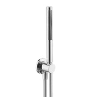 Chrome Shower Handset, Hose and Water Outlet
