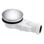 Chrome Slim Shower Waste 90mm