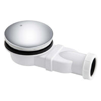 Chrome Slim Shower Waste 90mm