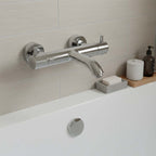 Wall Mounted Thermostatic Bath Mixer Filler Tap