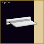 Chrome Gaia Cascade Wall Mounted Overhead Shower-Tapron