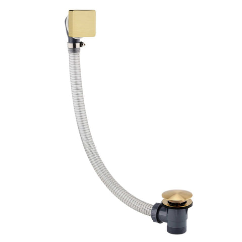 Click Clack Bath Waste - Brushed Brass