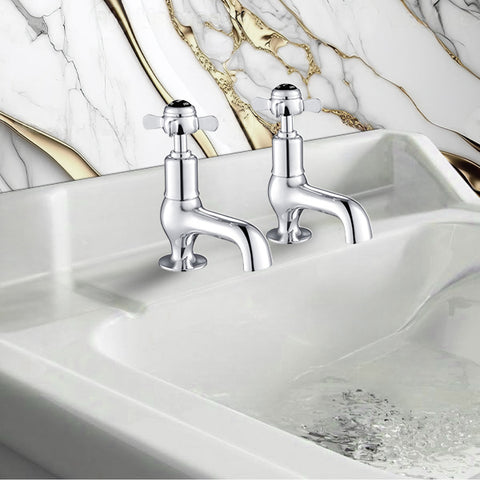 cloakroom basin pillar taps